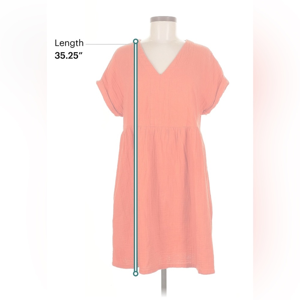 White Line Popover Dress - Picture 12 of 12